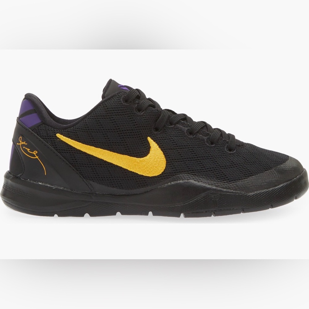Nike Kids Kobe 8 Basketball Shoes Sneakers NEW NIB Black Gold FN0267-002